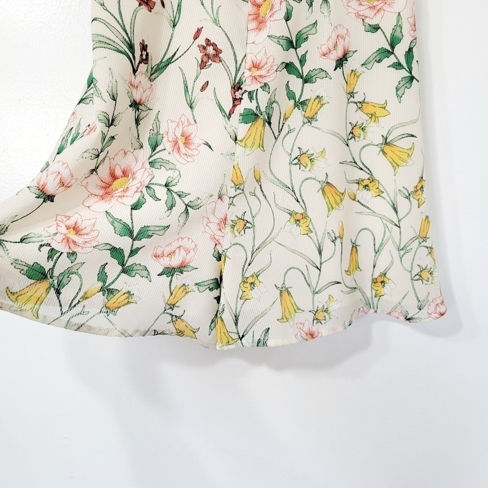 Ali & Jay Floral Romantic Cutout V-Neck Off-White Romper Size Small - Picture 9 of 13